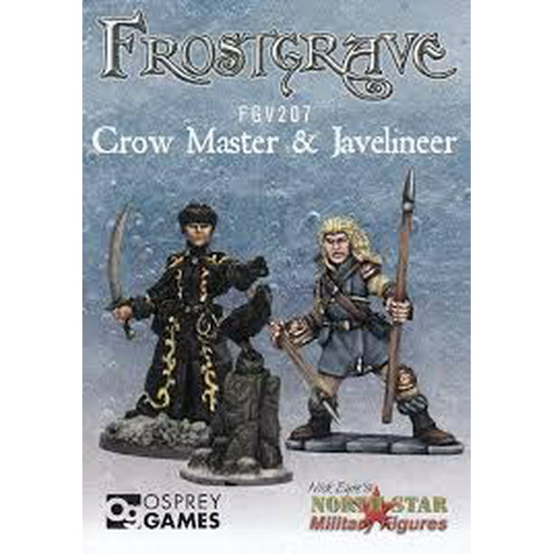 Crowmaster & Javelineer North Star Miniatures New Frostgrave